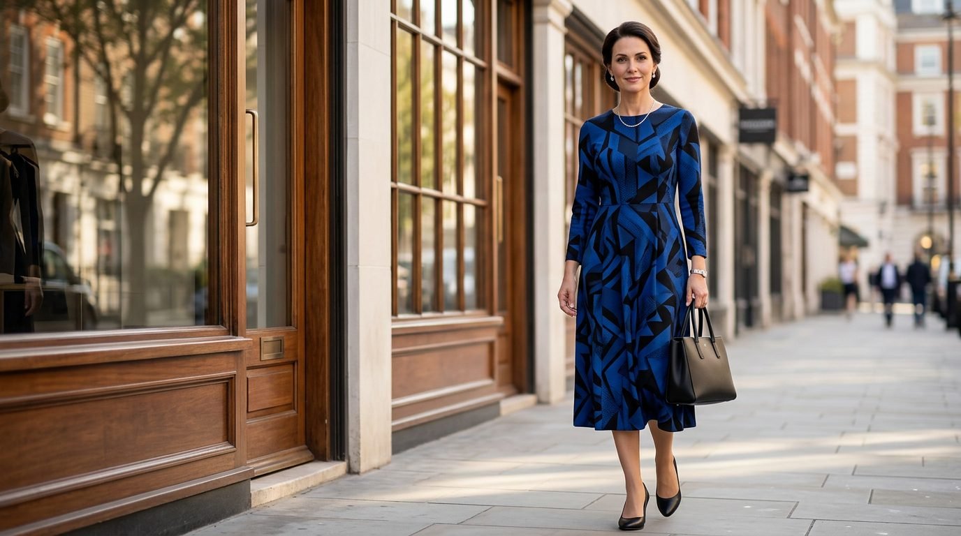blue and black dress combination How to Easily Style a Dress: 9 Winning Looks Slight Strech occassionwear 2026 New Japanese Korean Size:FR 38