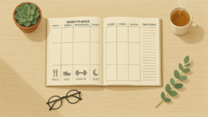 Healthy weight management weekly plan